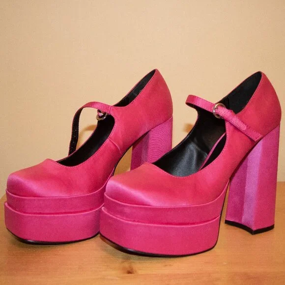 Call It Spring Pink Platform Heels - Picture 2 of 5